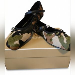 Michael Kors Camouflage Flats with Bow